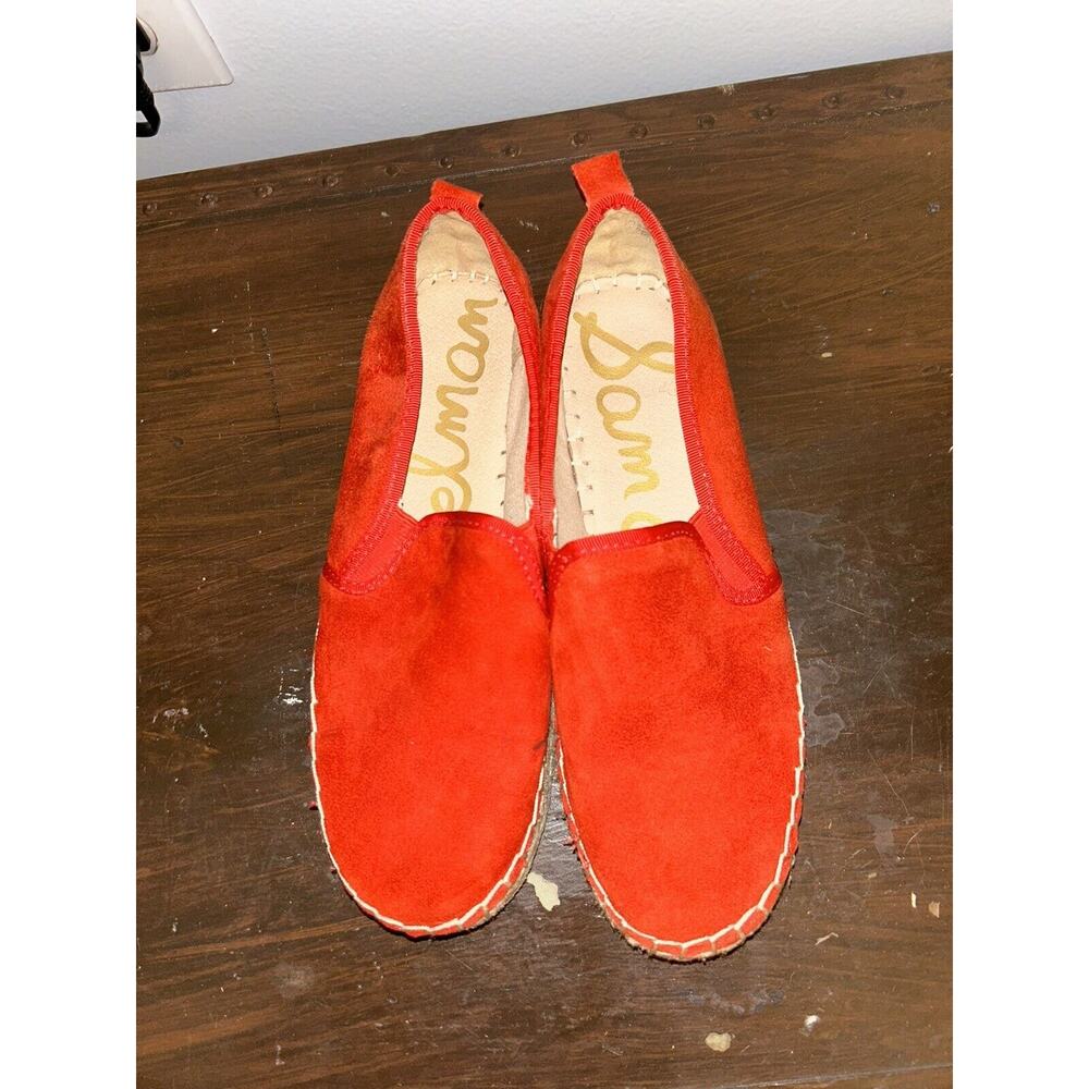 Sam Edelman Carrin Suede Espedrille Putty Size 7 EUC chic